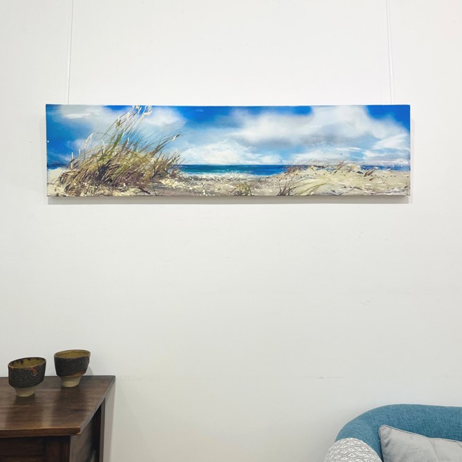 'In the Dunes at East Head, South Coast ' by artist Shazia Mahmood